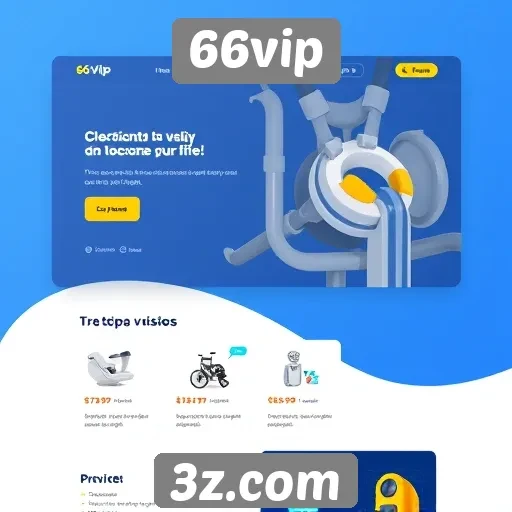 Acessibilidade e design do site 66vip