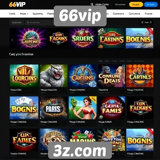 Exploração das opções de jogos disponíveis no 66vip